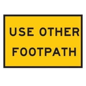 Use Other Footpath Sign