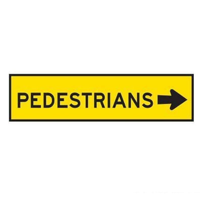 Pedestrian Right Sign 1200x300 - main product image
