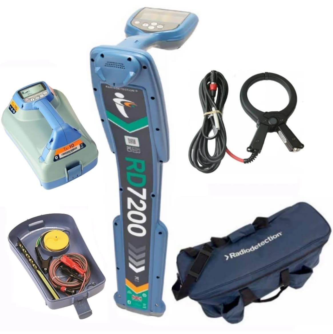 Radiodetection RD7200 TX5 Kit (with 100mm Clamp) - main product image