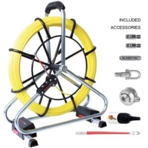 Runpotec Fibreglass Rodder with Pro-Cage & Accessories 6mm x 80m