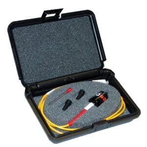 Divot Bare Fiber Testing Device