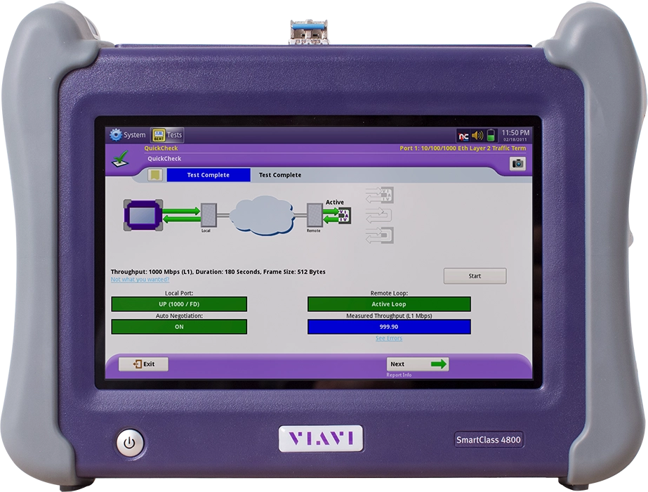 VIAVI SmartClass SC4800 All Ethernet 1-10G